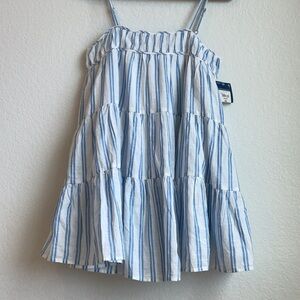 NWT Arizona Jean Company Blue and White Textured Dress ~ MEDIUM